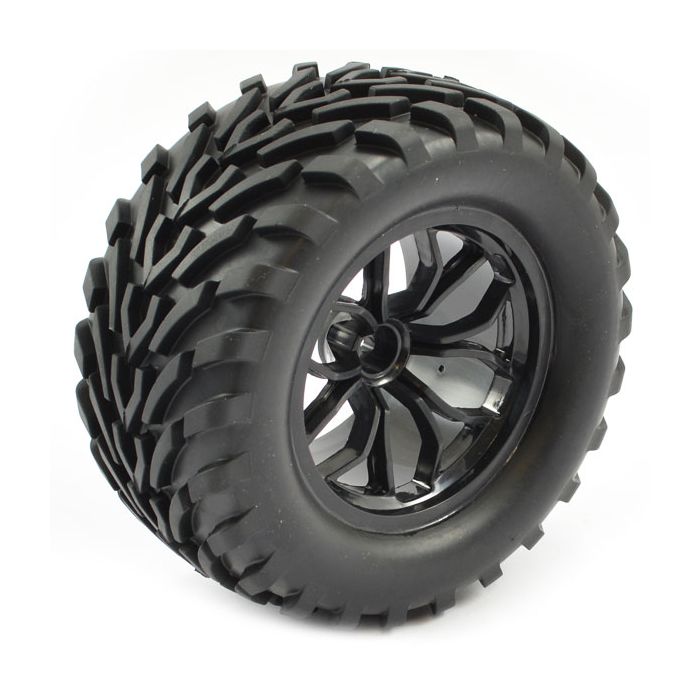 FTX Bugsta Mounted Wheel/Tyre Complete Pair - Black (FTX6447B) FTX Bugsta Mounted Wheel/Tyre Complete Pair - Black (FTX6447B)
