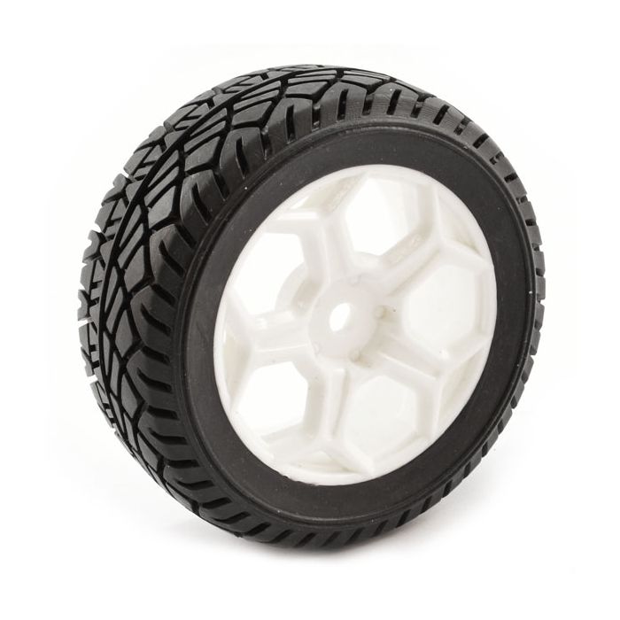 FTX HOOLIGAN RALLY LP TREADED WHEEL/TYRES WHITE (PR) FTX HOOLIGAN RALLY LP TREADED WHEEL/TYRES WHITE (PR)