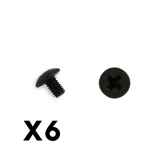 FTX Philips/Cross Head Hex Screw 6pcs M4*6 (FTX6529) FTX Philips/Cross Head Hex Screw 6pcs M4*6 (FTX6529)