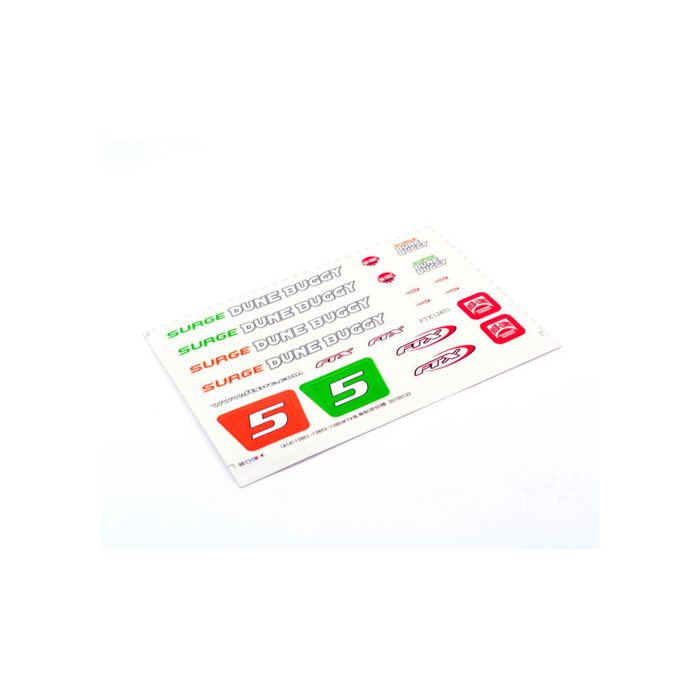 FTX Surge Buggy Decal Sheet (FTX7275B) FTX Surge Buggy Decal Sheet (FTX7275B)