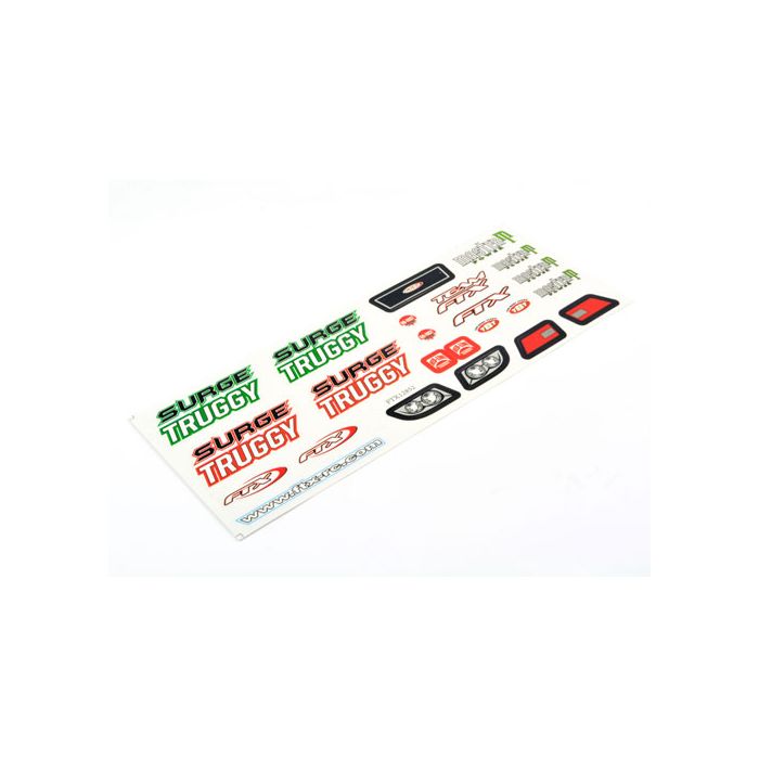 FTX Surge Truggy Decal Sheet (FTX7275T) FTX Surge Truggy Decal Sheet (FTX7275T)