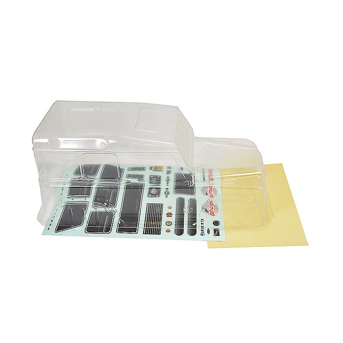 FTX Outback Ranger 2.0 Clear L Exan Bodyshell W/Mask & Decals (FTX8186) FTX Outback Ranger 2.0 Clear L Exan Bodyshell W/Mask & Decals (FTX8186)