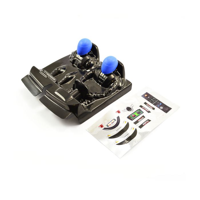 FTX Outlaw Driver Cockpit W/Blue Decals (FTX8337B)