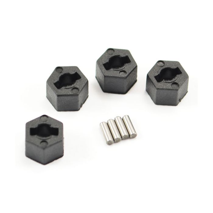 FTX Outback Mini Wheel Hex Set W/Pins (FTX8875) FTX Outback Mini Wheel Hex Set W/Pins (FTX8875)