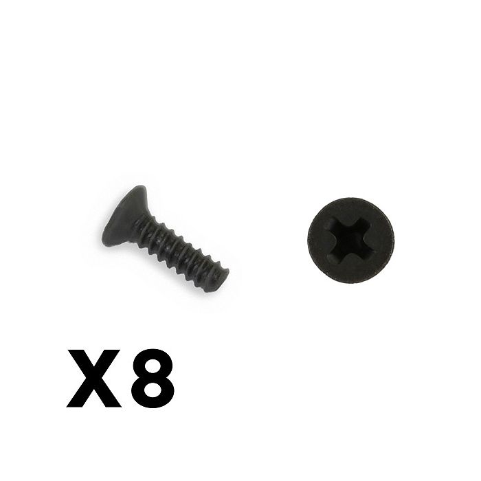FTX Outback Mini 3.0 Flat Head Self Tapping Screw 1.7X6 (8pcs (FTX8916) FTX Outback Mini 3.0 Flat Head Self Tapping Screw 1.7X6 (8pcs (FTX8916)
