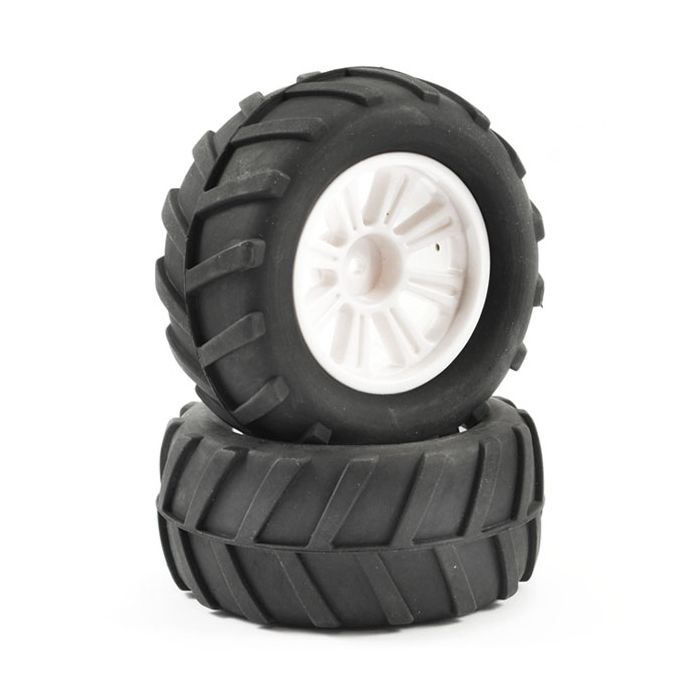FTX Comet Monster Rear Mounted Tyre & Wheel White (FTX9071W) FTX Comet Monster Rear Mounted Tyre & Wheel White (FTX9071W)