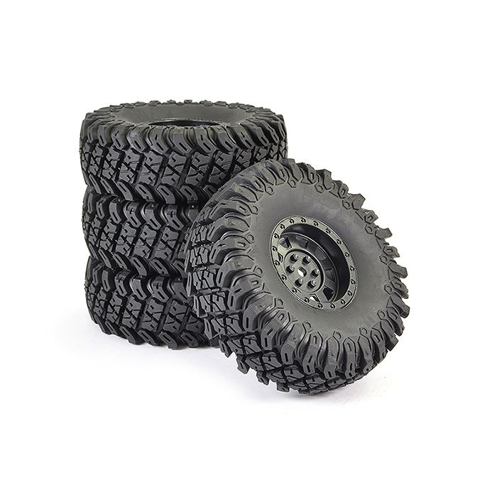FTX Outback Hi-Rock Pre-Mounted Wheels & Tyres (Set 4) (FTX9267B-4)