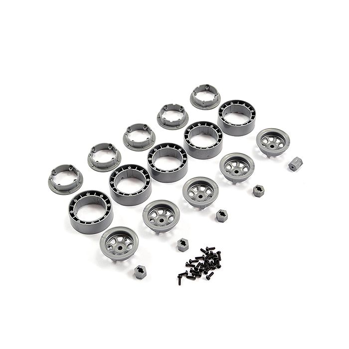 FTX Mini Outback 2.0 Bead Lock Wheel Set (5) (FTX9307) FTX Mini Outback 2.0 Bead Lock Wheel Set (5) (FTX9307)