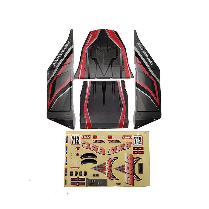 FTX DR8 Body+Decal(Red) (FTX9580R) FTX DR8 Body+Decal(Red) (FTX9580R)
