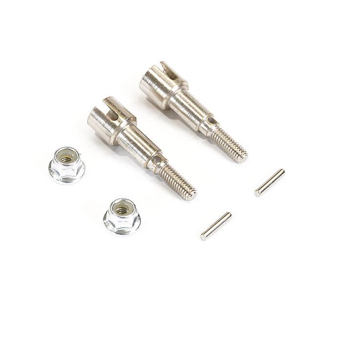 FTX Tracer Metal Rear Wheel Shafts, Pins & M4 Nuts (FTX9782) FTX Tracer Metal Rear Wheel Shafts, Pins & M4 Nuts (FTX9782)