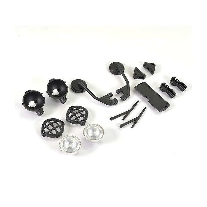 FTX Texan 1:10 Moulded Mirrors, Spot Light & Wipers (FTX9880) FTX Texan 1:10 Moulded Mirrors, Spot Light & Wipers (FTX9880)
