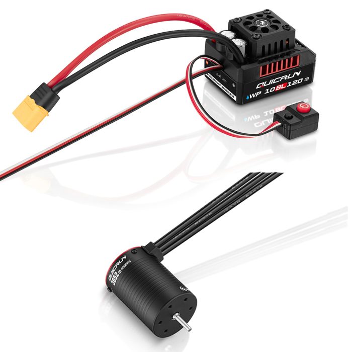 Hobbywing QUICRUN Combo QR10BL120 G2 & 3652SL 3250KV G2 (HW38030207) Hobbywing QUICRUN Combo QR10BL120 G2 & 3652SL 3250KV G2 (HW38030207)