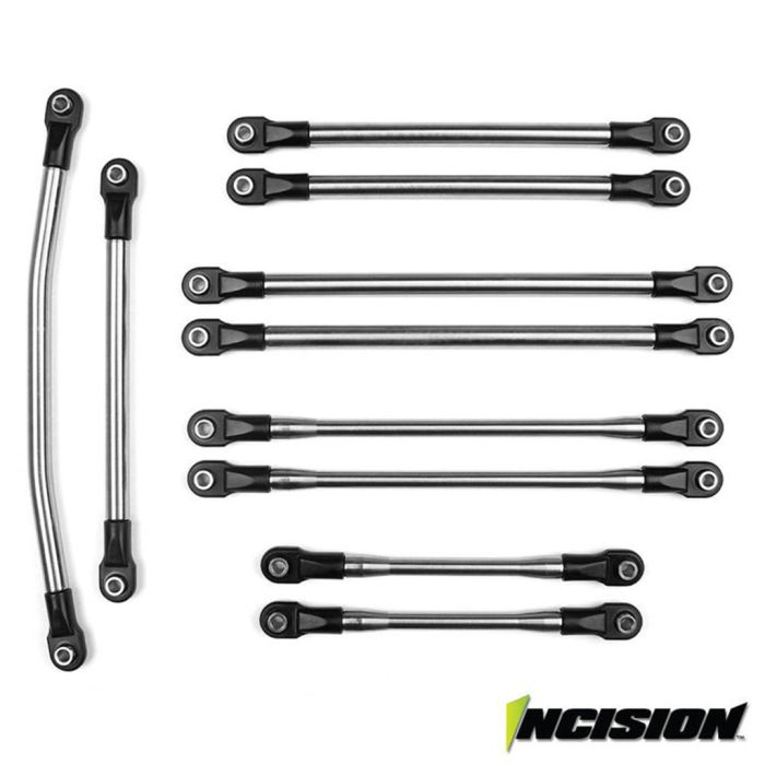 Vanquish Incision SCX10-II 12.3" Stainless Links (IRC00070) Vanquish Incision SCX10-II 12.3" Stainless Links (IRC00070)