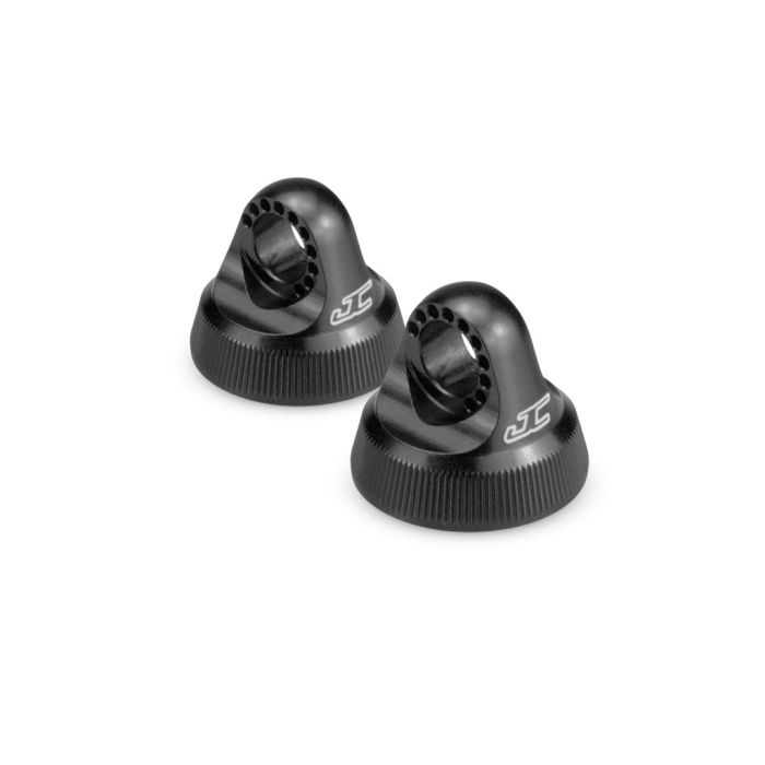 JConcepts Fin, 12mm V2 Shock Cap-Black (JC2490-2) JConcepts Fin, 12mm V2 Shock Cap-Black (JC2490-2)
