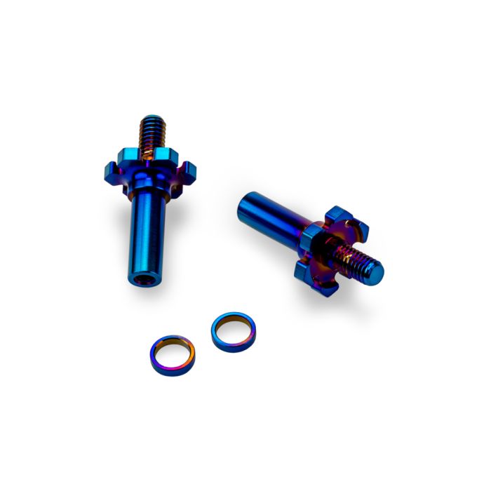 jConcepts Adjustable RC10B7-D Titanium Front Axle 2pc - Blue (JC2827-1) jConcepts Adjustable RC10B7-D Titanium Front Axle 2pc - Blue (JC2827-1)