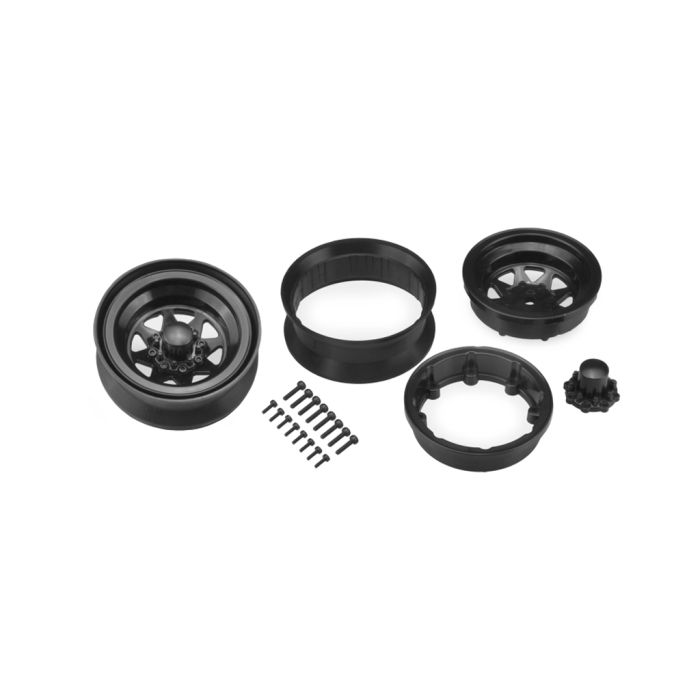JConcepts Colt 1.9" Beadlock Wheel w/Cap - (Black)-2pc (JC3389B) JConcepts Colt 1.9" Beadlock Wheel w/Cap - (Black)-2pc (JC3389B)
