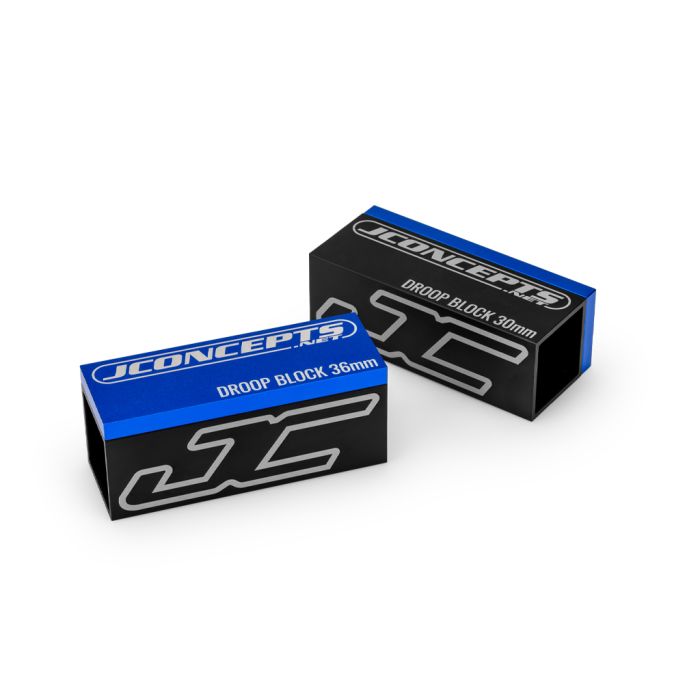 jConcepts Droop Block 30 x 36mm, 2pc - Black | Blue (JC5019) jConcepts Droop Block 30 x 36mm, 2pc - Black | Blue (JC5019)