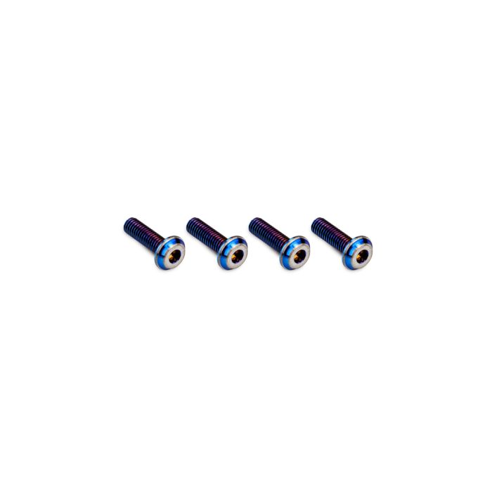 jConcepts 3x10mm Top Hat Titanium Screw - Burnt Blue - 4pc (JC5039-1) jConcepts 3x10mm Top Hat Titanium Screw - Burnt Blue - 4pc (JC5039-1)
