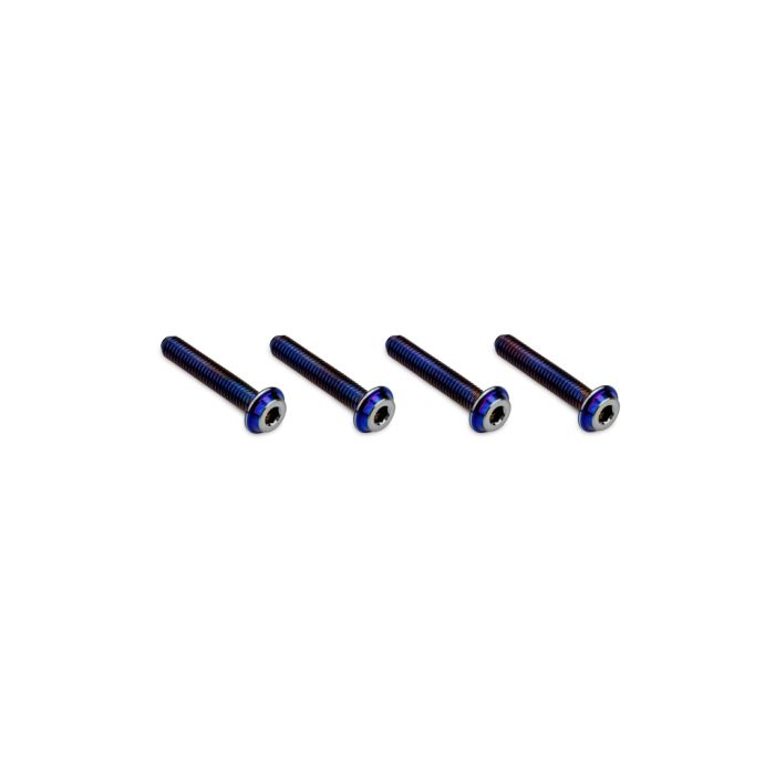 jConcepts 3x16mm Top Hat Titanium Screw - Burnt Blue - 4pc (JC5042-1) jConcepts 3x16mm Top Hat Titanium Screw - Burnt Blue - 4pc (JC5042-1)