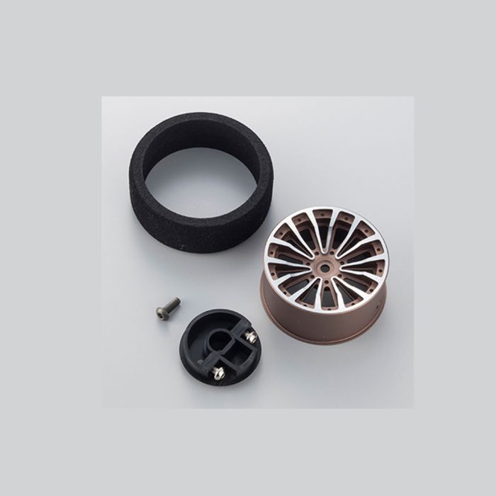 KO PROPO Aluminium Steering Wheel 2 - Gun Metal (KO10569) KO PROPO Aluminium Steering Wheel 2 - Gun Metal (KO10569)