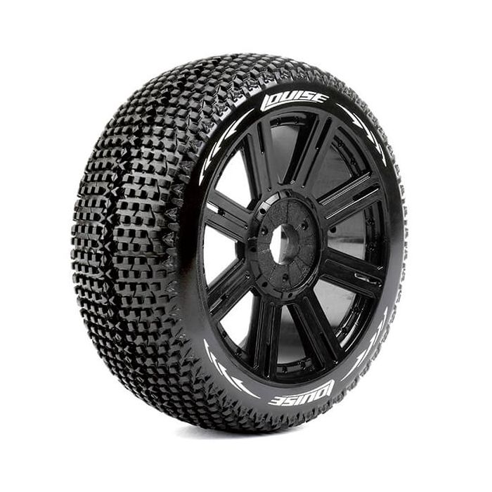 Louise RC B-Turbo 1:8 Fr/Rr Soft Hex 17mm Spoke Black (L-T3104SB) Louise RC B-Turbo 1:8 Fr/Rr Soft Hex 17mm Spoke Black (L-T3104SB)