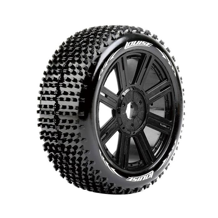 Louise RC B-Hornet 1:8 Fr/Rr Super Soft Hex 17mm Spoke Black (L-T3150VB) Louise RC B-Hornet 1:8 Fr/Rr Super Soft Hex 17mm Spoke Black (L-T3150VB)