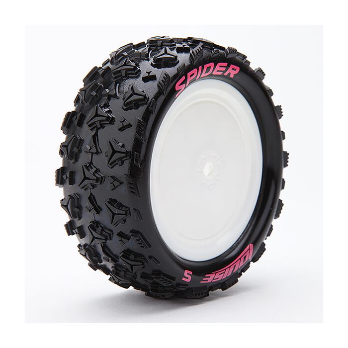Louise RC E-Spider 1:10 4wd/Fr Soft Kyosho Hex 12mm White (L-T3198SWKF)