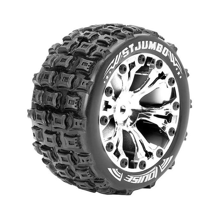 Louise RC ST-Jumbo 1:10 Soft 0 Offset Chrome EP Stampede 2W (L-T3210SC) Louise RC ST-Jumbo 1:10 Soft 0 Offset Chrome EP Stampede 2W (L-T3210SC)