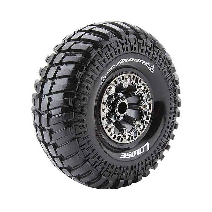 Louise RC CR-Ardent 1:10 Supe Rsoft Black Chrome Hex 12mm (L-T3237VBC)