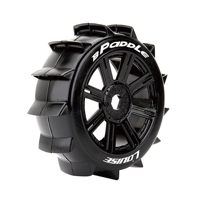 Louise RC B-Paddle 1:8 Fr/Rr Soft Hex 17mm Spoke Black (L-T3249SB) Louise RC B-Paddle 1:8 Fr/Rr Soft Hex 17mm Spoke Black (L-T3249SB)