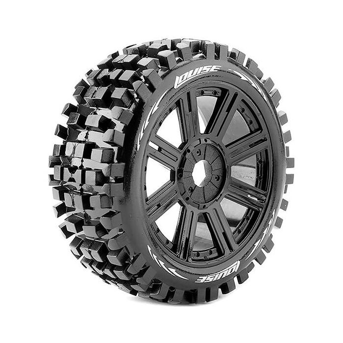 Louise RC B-Ulldoze 1:8 Fr/R R Soft Hex 17mm Spoke Black (L-T324SB) Louise RC B-Ulldoze 1:8 Fr/R R Soft Hex 17mm Spoke Black (L-T324SB)