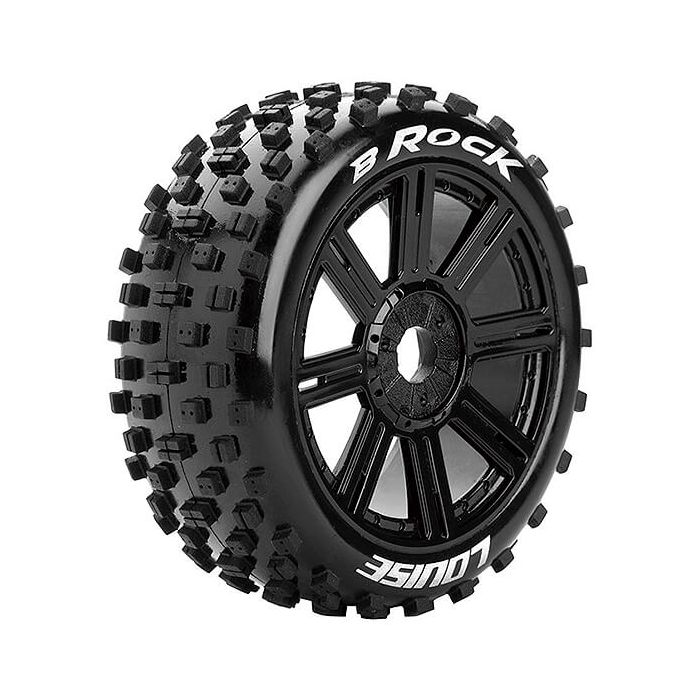 Louise RC B-Rock 1:8 Fr/Rr Soft Hex 17mm Spoke Black (L-T3270SB) Louise RC B-Rock 1:8 Fr/Rr Soft Hex 17mm Spoke Black (L-T3270SB)