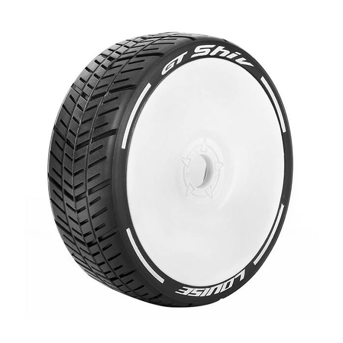 Louise RC GT-Shiv 1:8 Fr/Rr Super Soft Hex 17mm White (L-T3284VW)