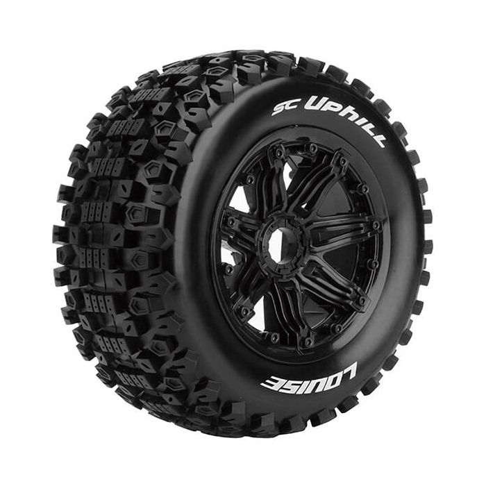 Louise RC SC-Uphill 1:5 Fr/Rr Sport Hex 24mm Black (L-T3293B) Louise RC SC-Uphill 1:5 Fr/Rr Sport Hex 24mm Black (L-T3293B)