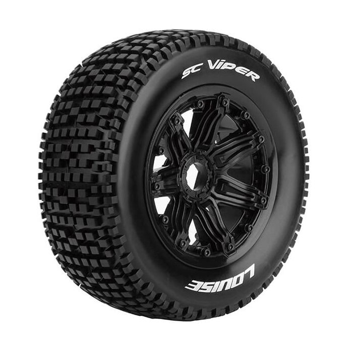 Louise RC SC-Viper 1:5 Fr/Rr Sport Hex 24mm Black (L-T3294B) Louise RC SC-Viper 1:5 Fr/Rr Sport Hex 24mm Black (L-T3294B)