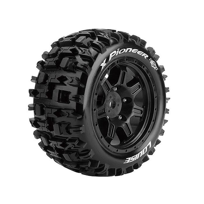 Louise RC X-Pioneer Black Mounted X-Maxx 24mm Hex (L-T3296B) Louise RC X-Pioneer Black Mounted X-Maxx 24mm Hex (L-T3296B)
