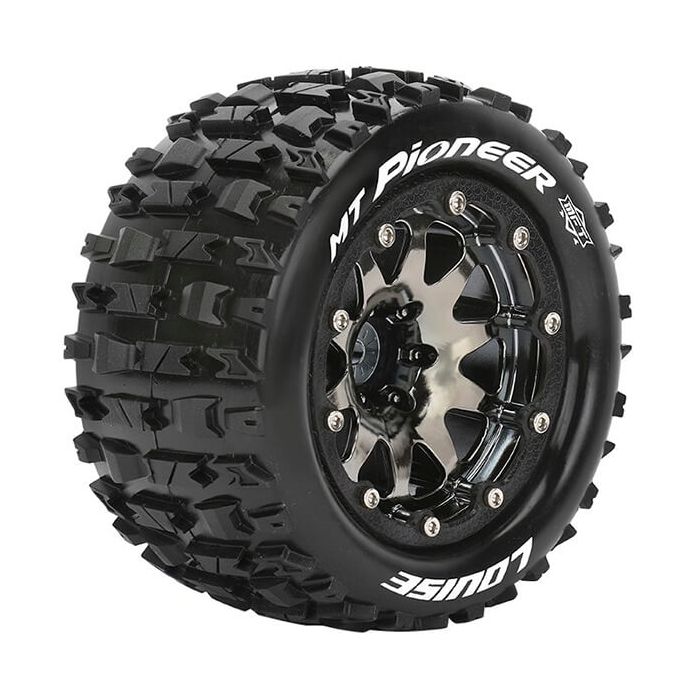 Louise RC MT-Pioneer 1:10 Soft Bead-Lock/0 Offset Hex 12mm Black Chrome (L-T3308SBC) Louise RC MT-Pioneer 1:10 Soft Bead-Lock/0 Offset Hex 12mm Black Chrome (L-T3308SBC)