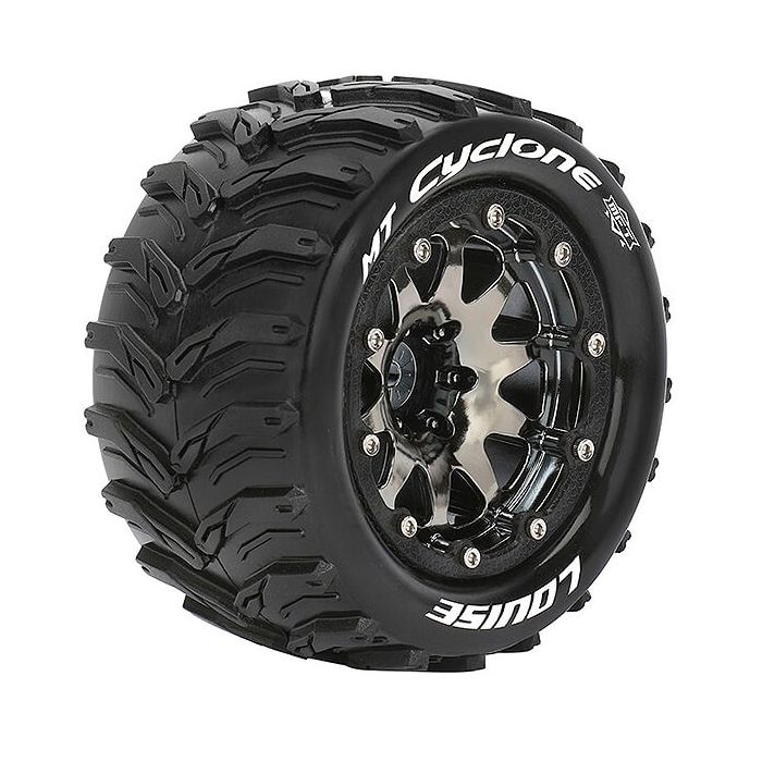 Louise RC MT-Cyclone 1:10 Soft Bead-Lock/0 Offset Hex 12mm Black Chrome (L-T3310SBC) Louise RC MT-Cyclone 1:10 Soft Bead-Lock/0 Offset Hex 12mm Black Chrome (L-T3310SBC)