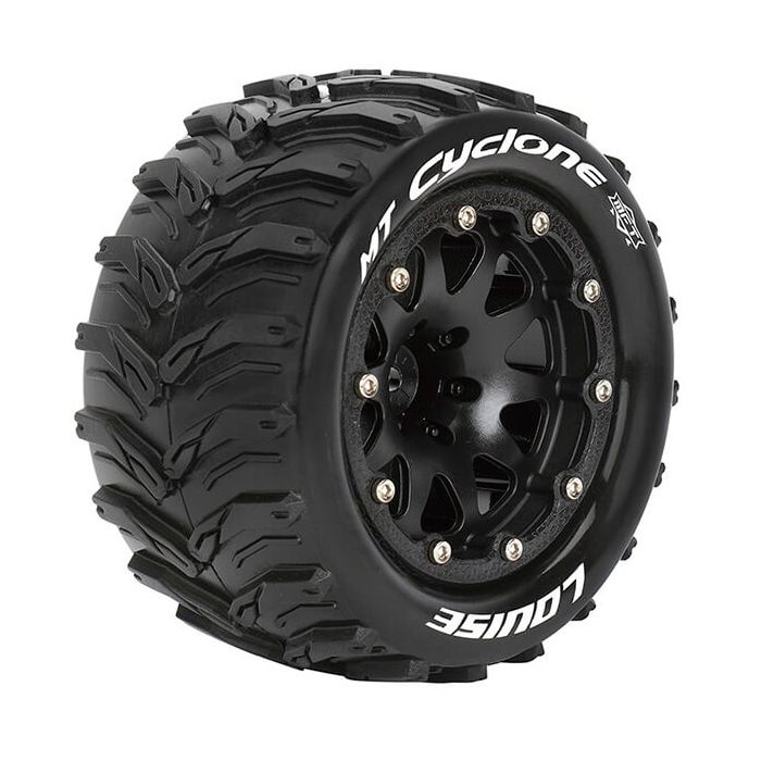 Louise RC MT-Cyclone 1:10 Soft Bead-Lock/1/2 Offset Hex 12M Black (L-T3310SBH) Louise RC MT-Cyclone 1:10 Soft Bead-Lock/1/2 Offset Hex 12M Black (L-T3310SBH)