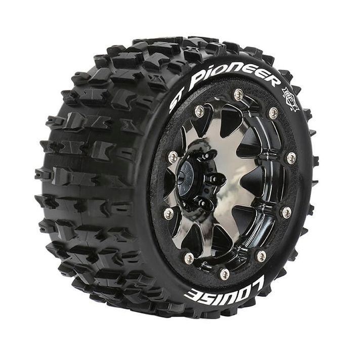 Louise RC ST-Pioneer 1:10 Soft Bead-Lock/0 Offset Hex 12mm Black Chrome (L-T3312SBC) Louise RC ST-Pioneer 1:10 Soft Bead-Lock/0 Offset Hex 12mm Black Chrome (L-T3312SBC)