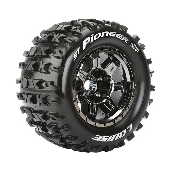 Louise RC ST-Pioneer 1:8 Sport 1/2" Offset Hex 17mm Black Chrome (L-T3325BCH)
