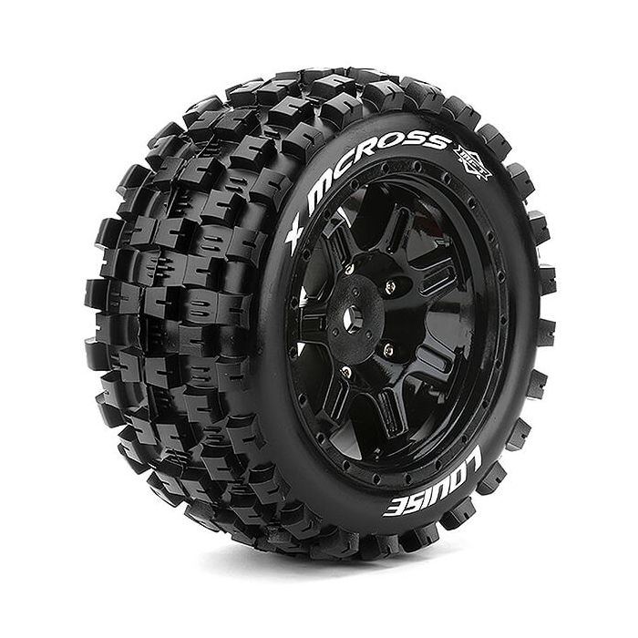 Louise RC X-MCRoss Black Xmaxx Mounted 24mm Hex (L-T3352B) Louise RC X-MCRoss Black Xmaxx Mounted 24mm Hex (L-T3352B)