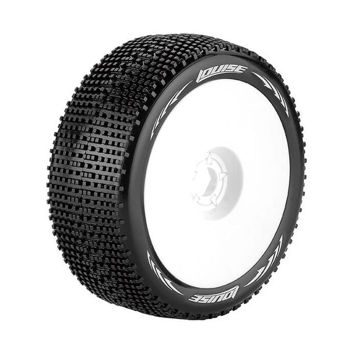 Louise RC B-Groove 1:8 Fr/Rr Super Soft Hex 17mm White (L-T370VW) Louise RC B-Groove 1:8 Fr/Rr Super Soft Hex 17mm White (L-T370VW)