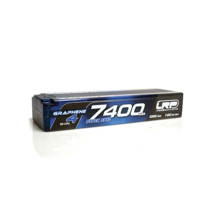 LRP LiPo 7400mAh Graph4 HV Stock 7.6v (LRP431276) LRP LiPo 7400mAh Graph4 HV Stock 7.6v (LRP431276)