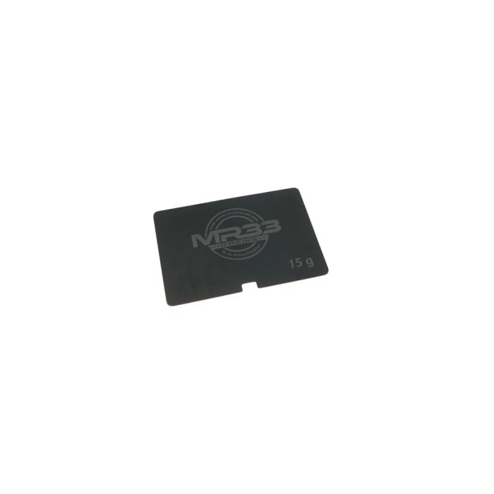 MR33 15g Steel Battery Weight 0.4mm - Black (MR33-STW-15G) MR33 15g Steel Battery Weight 0.4mm - Black (MR33-STW-15G)