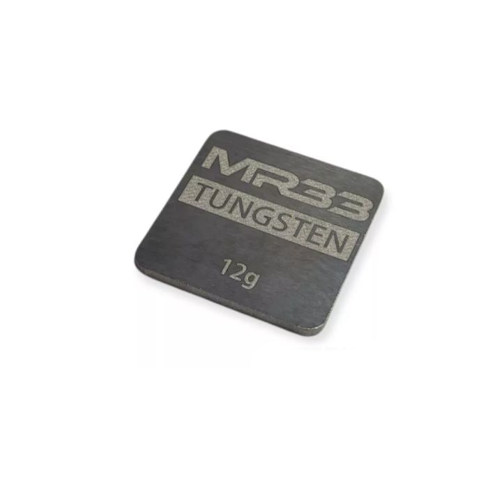 MR33 Tungsten Weight - 21 x 21 x 1.5mm - 12g (MR33-TW-12G)