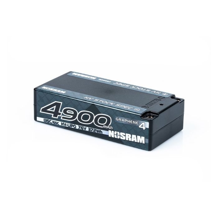 Nosram LiPo 4900mAh G4 HV Stock Shorty 7.6v (NR999651) Nosram LiPo 4900mAh G4 HV Stock Shorty 7.6v (NR999651)