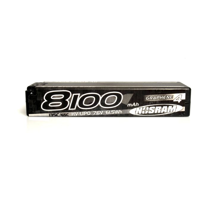 HV Stock Spec Graphene4 - 8100mAh 7.6v 135C/65C (NR999656) HV Stock Spec Graphene4 - 8100mAh 7.6v 135C/65C (NR999656)