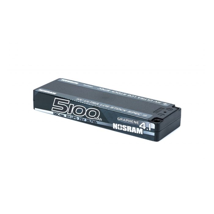 Nosram LiPo 5100mAh G4 HV Ultra LCG Stock 7.6v (NR999746) Nosram LiPo 5100mAh G4 HV Ultra LCG Stock 7.6v (NR999746)