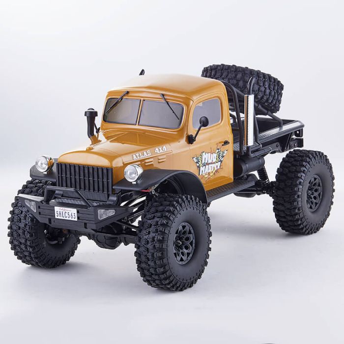ROC Hobby Atlas 4X4 Rs Yellow 1:10th Scaler RTR ROC Hobby Atlas 4X4 Rs Yellow 1:10th Scaler RTR
